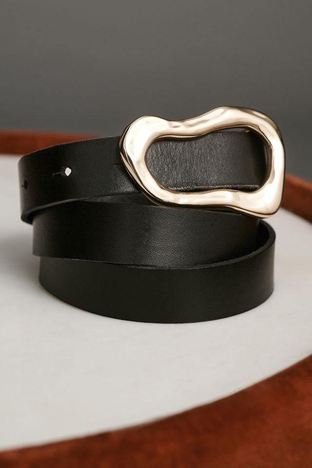 Leather belt Anthropologie Black size Not specified International in Leather  - 27123903