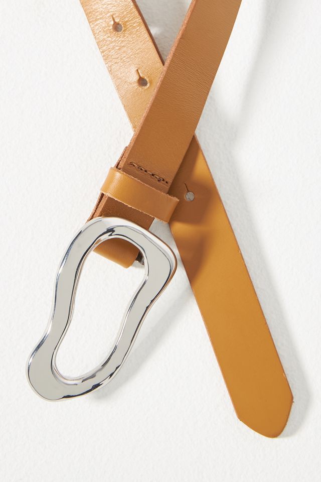 【ANDREA&Co】 DEFORMATION BUCKLE BELT ANDREA&Co】 DEFORMATION BUCKLE BELT Structural Buckle Belt