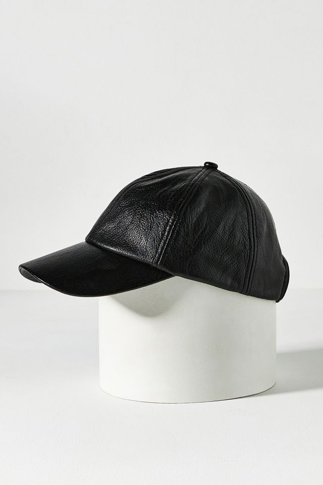 Anthropologie Wyeth Faux Leather Baseball Cap Ivory Adjustable Hat NWT Anthropologie Wyeth Corduroy Adjustable | Mercari main image 4