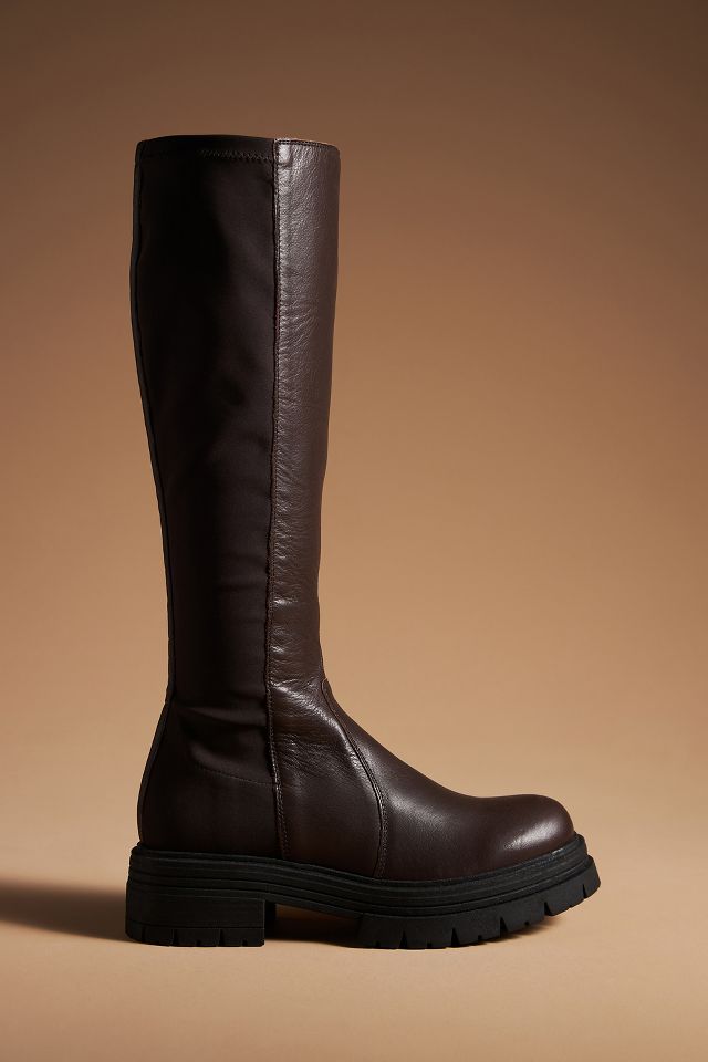 Tall black chelsea on sale boots