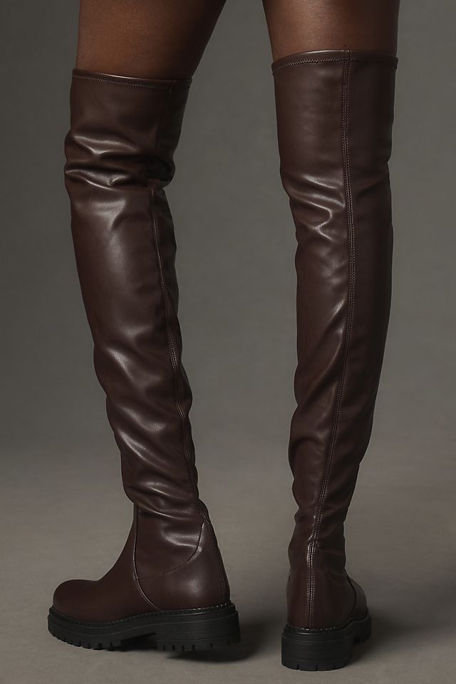 Pilcro Over-The-Knee Combat Boots