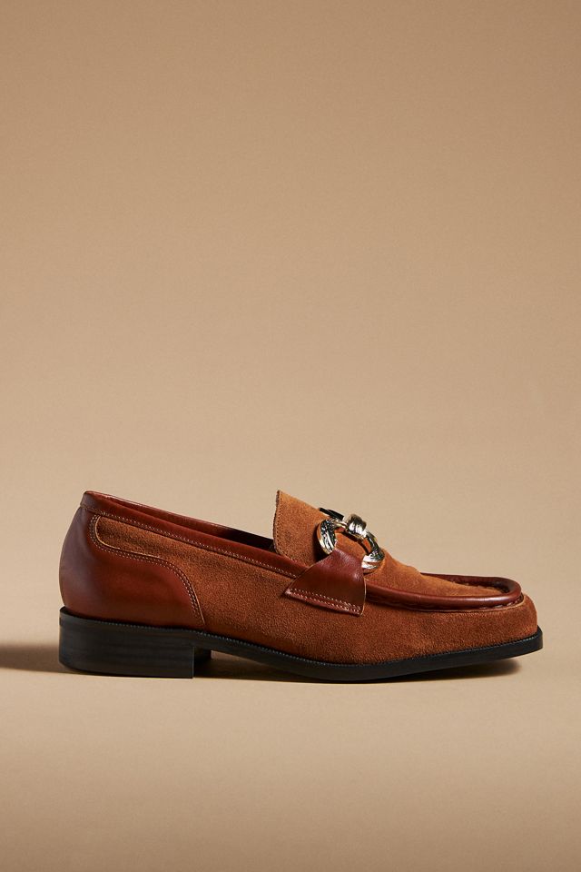 Maeve Square-Toe Loafers #1