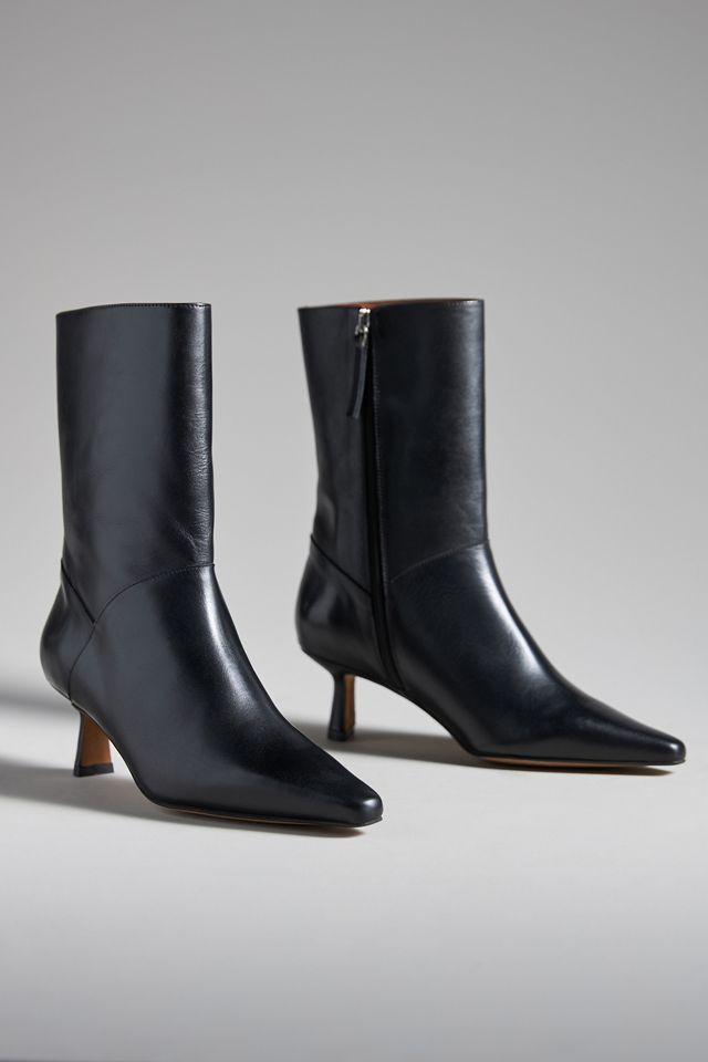 Maeve Kitten-Heel Barrel Boots #2