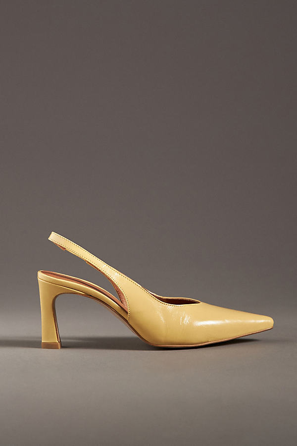 By Anthropologie Slingback Pumps In Yellow