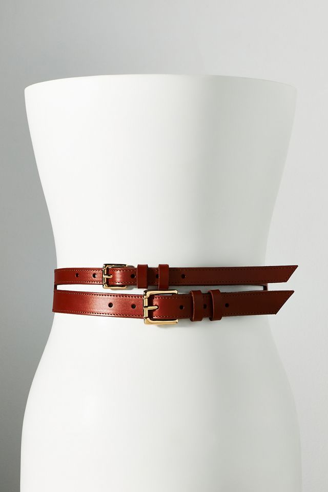 Anthropologie Double Buckle Belt Fringed Double-Buckle Belt | Anthropologie main image 4