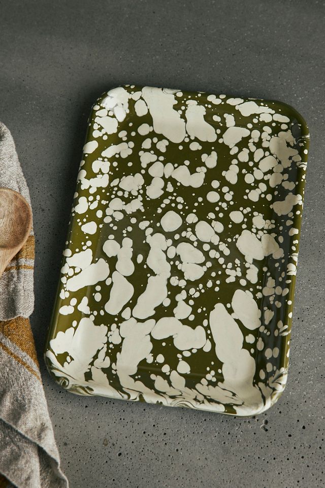 Speckled Enamelware Tray #1