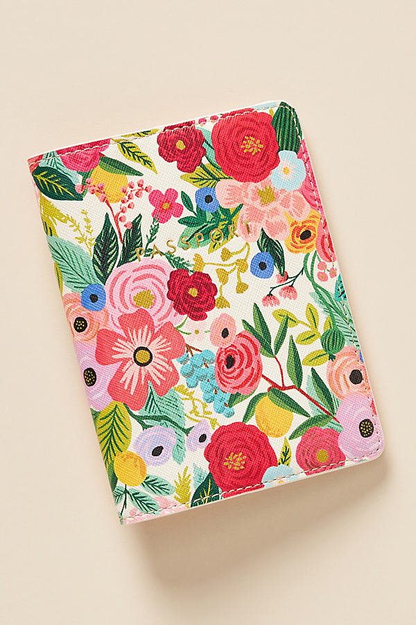 Rifle Paper Co . Passport Holder In Pink