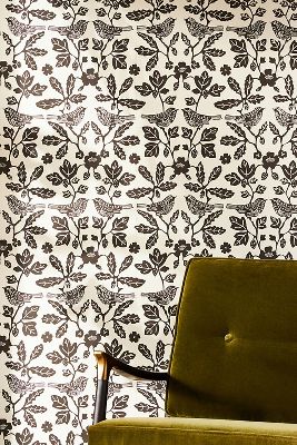 Sparrow & Oak Peel-and-Stick Wallpaper by Ben and Erin Napier