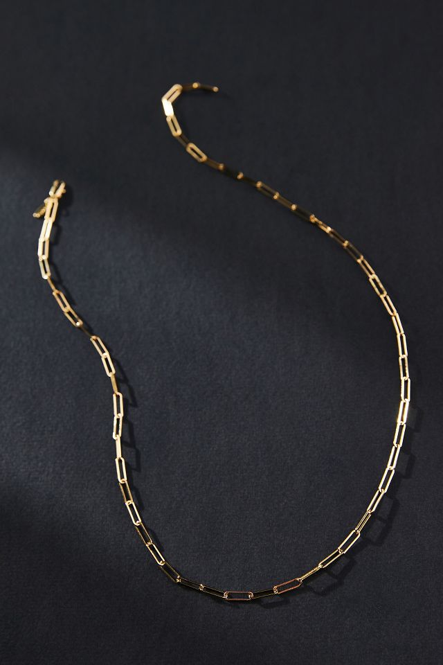 Delicate Paperclip Necklace