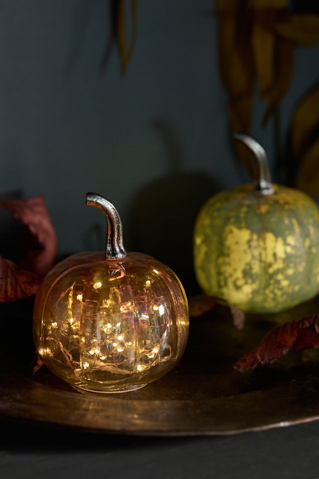 Orange Pumpkins Frosted Can Glass main image 0