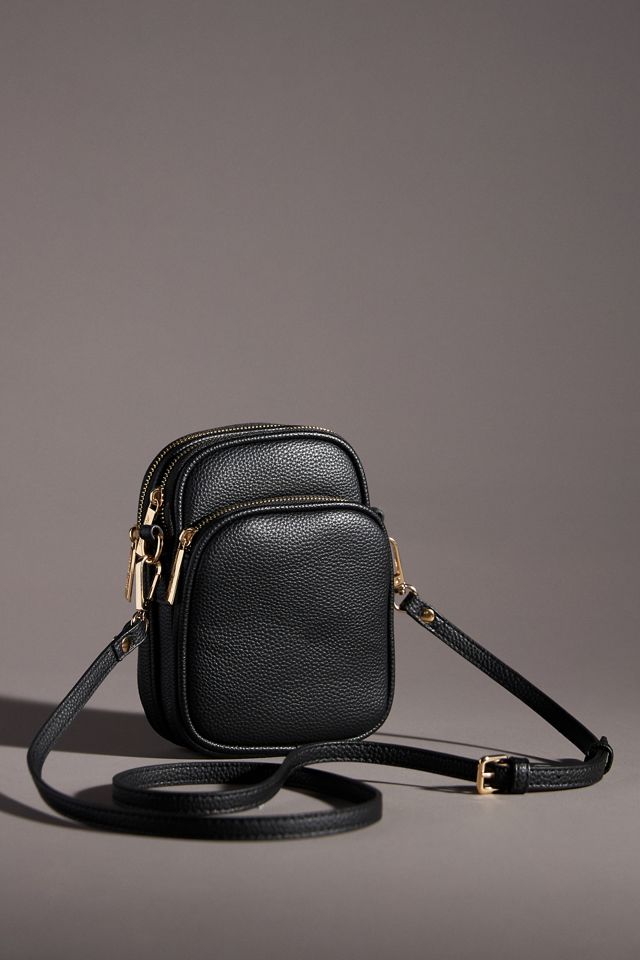 anthropologie black crossbody bag