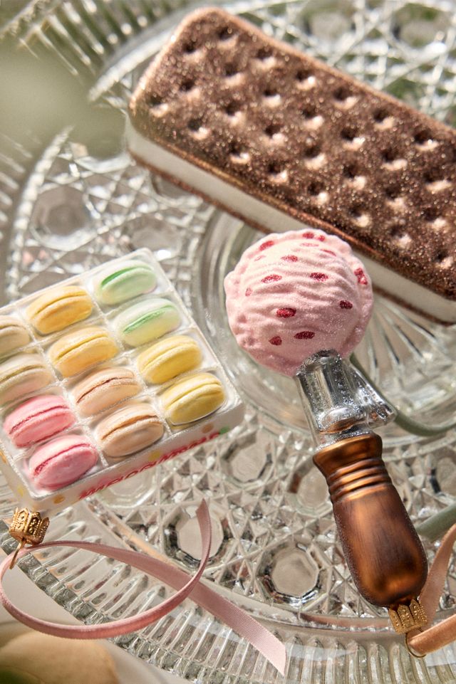 Ice Cream Sandwich Glass Ornament #1