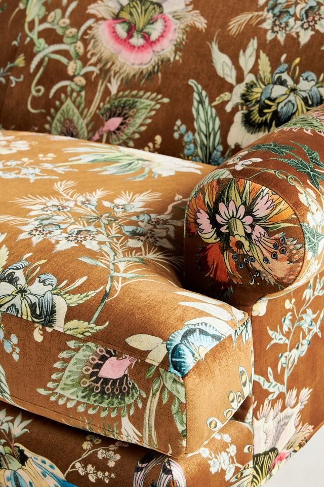 House of Hackney for Anthropologie Willoughby Floral Velvet Sofa #6