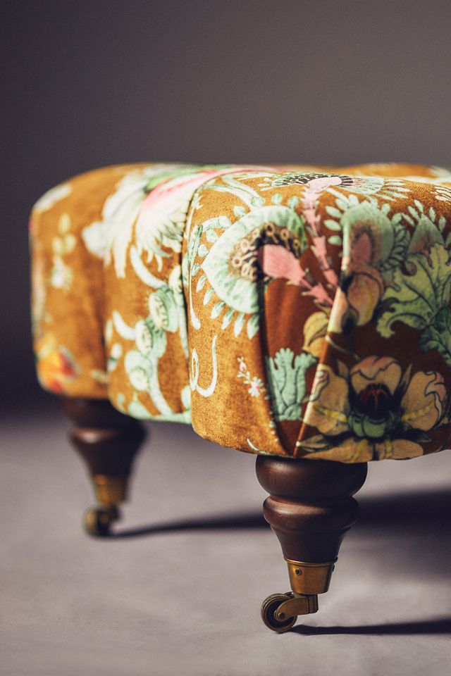 House of Hackney Velvet Ottoman #2