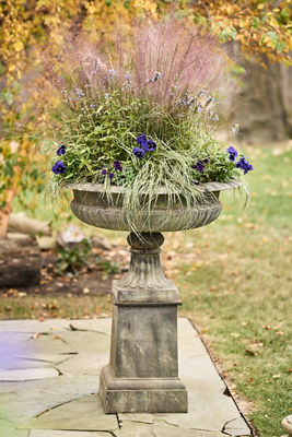 Terrain Cast Iron Plinth In Gray