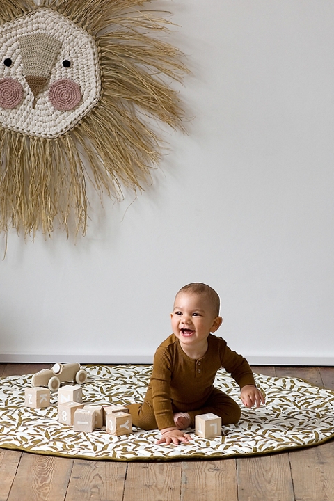 Toddlekind Quilted Cotton Reversible Playmat