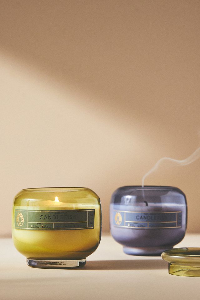 Candlefish Eucalyptus, Sea Salt & Water Flowers Glass Candle #2