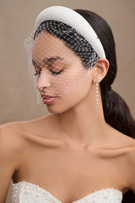 Anthropologie Suzanne Ceremony Éleonore Voilette Headband Voilette Éleonore I Suzanne Ceremony main image 3