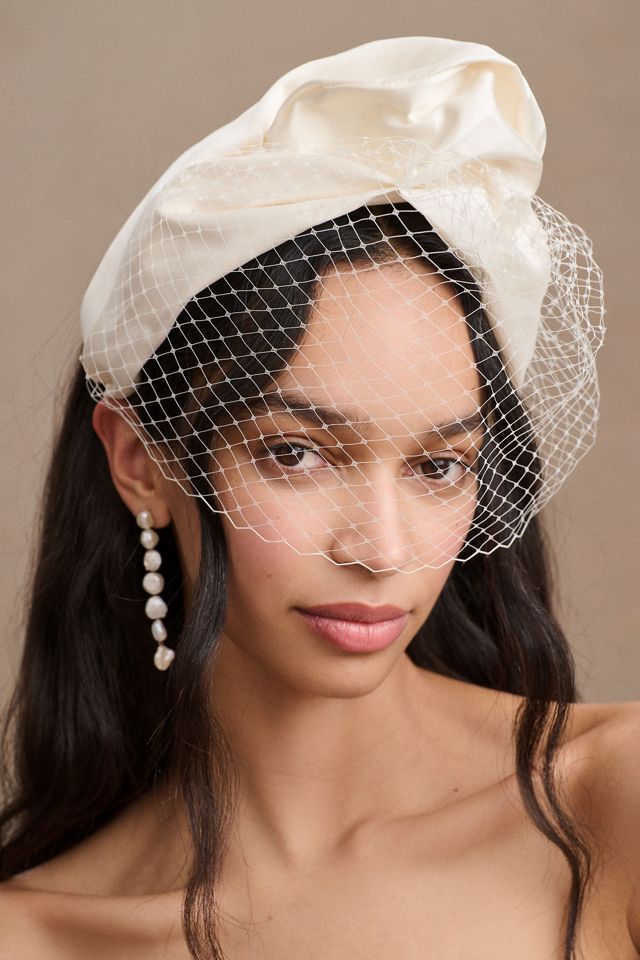 Suzanne Ceremony Louison Voilette Headband #2