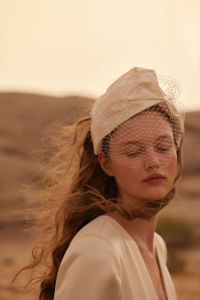 Suzanne Ceremony Louison Voilette Headband #4