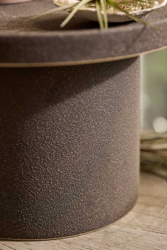 Round Top Ceramic Plant Stand #1