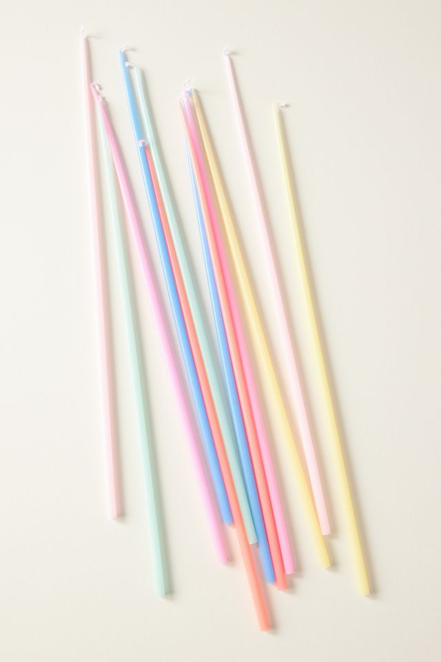 Meri Meri Mixed Tall Taper Birthday Candles, Set of 12 #2