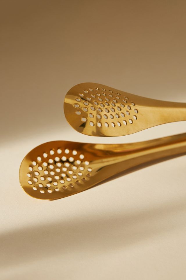 Golden Slotted Tongs #1