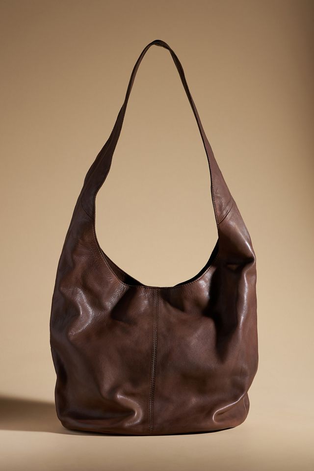 By Anthropologie Extra-Large Slouchy Leather Shoulder Tote #5