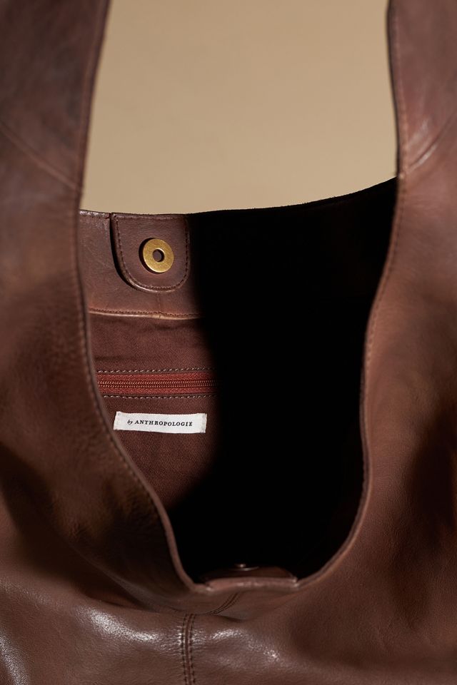 By Anthropologie Extra-Large Slouchy Leather Shoulder Tote #6