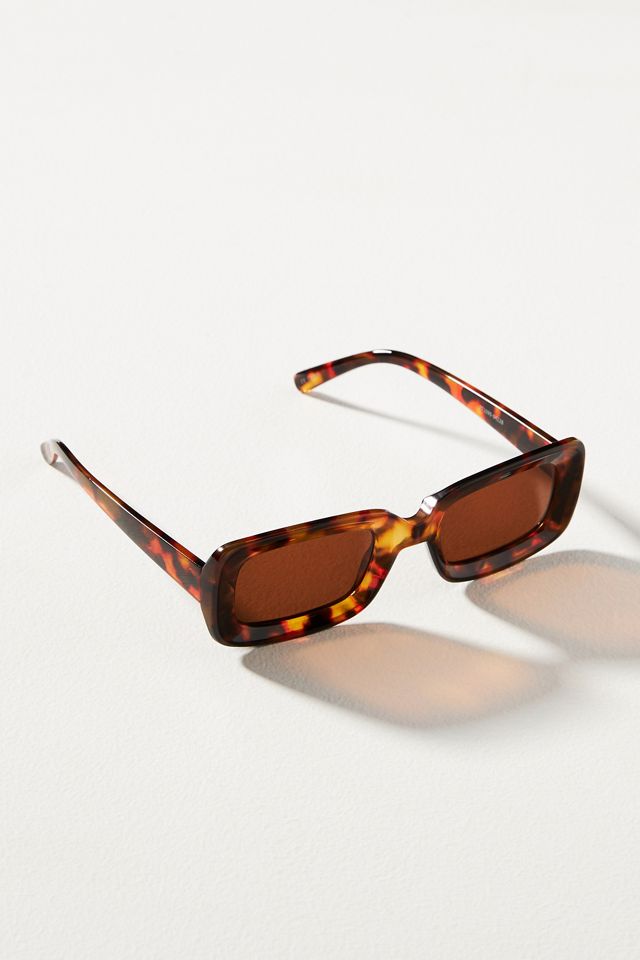 Beveled Rectangle Sunglasses #2