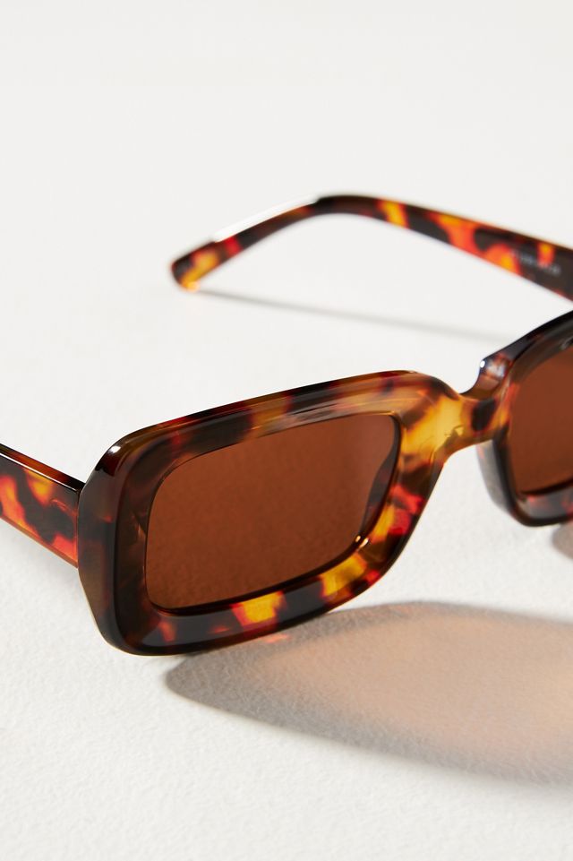 Beveled Rectangle Sunglasses #3