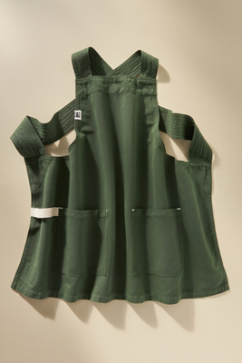 Hedley & Bennett Smock Apron In Green