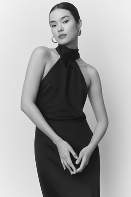 more to come darcy halter dress Significant Other Backless Selena Maxi