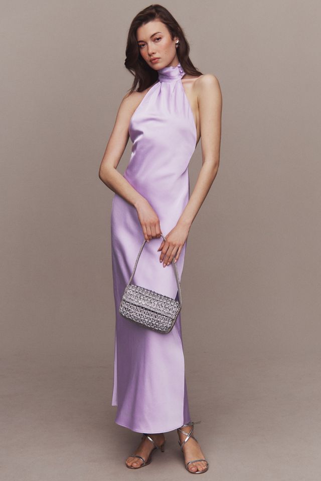 Significant Other Darcy Backless Halter Dress #2