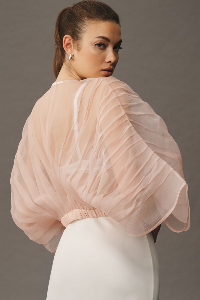 By Anthropologie Sheer Volume Top #3