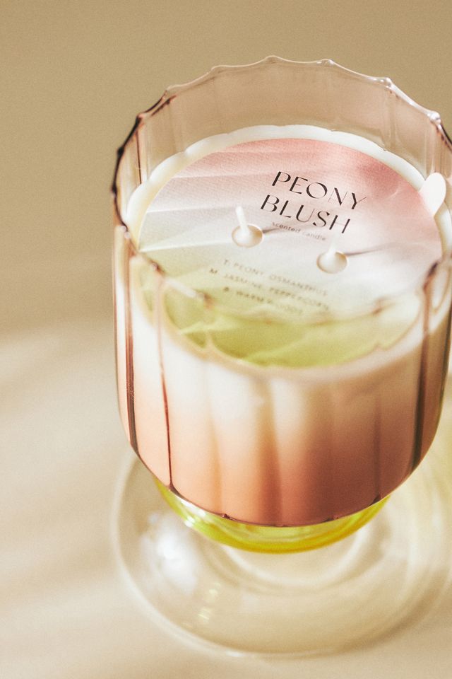 Calle Floral Peony Blush Glass Candle #1