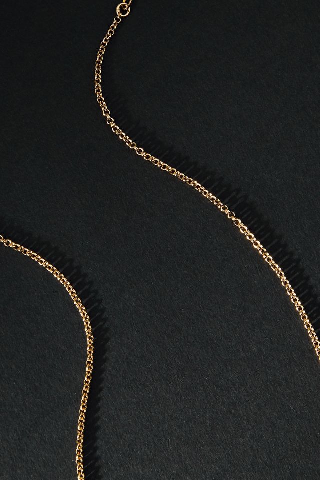 Clare V. Rolo Charm Chain Necklace #1