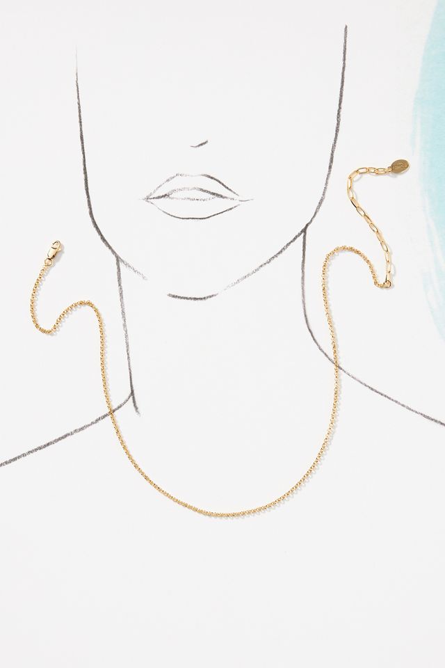 Clare V. Rolo Charm Chain Necklace #2