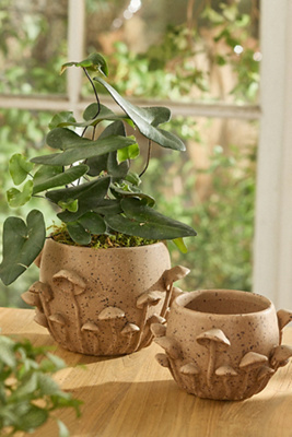 Mushroom Forest Ceramic Pot