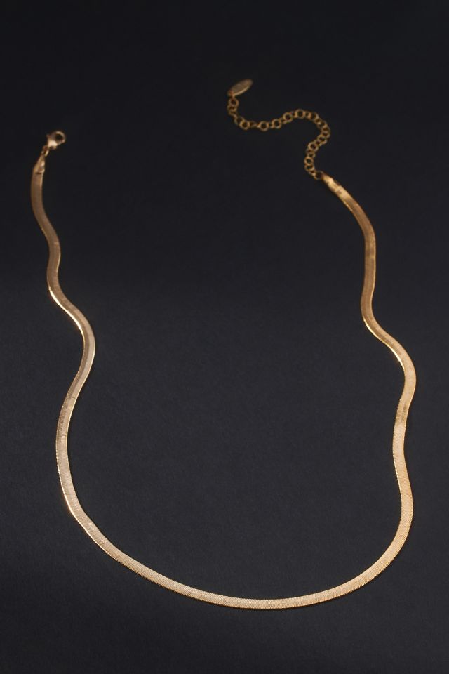 Classic Herringbone Necklace Anthropologie