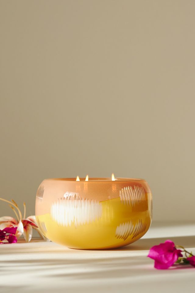 Coco Allred Fresh Hibiscus & Pink Guava Glass Candle