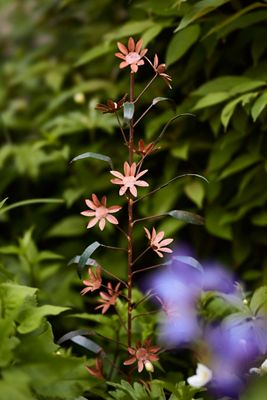 Multi Flower Iron Stake