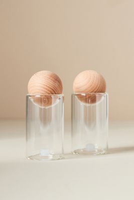 Glass Salt & Pepper Shakers