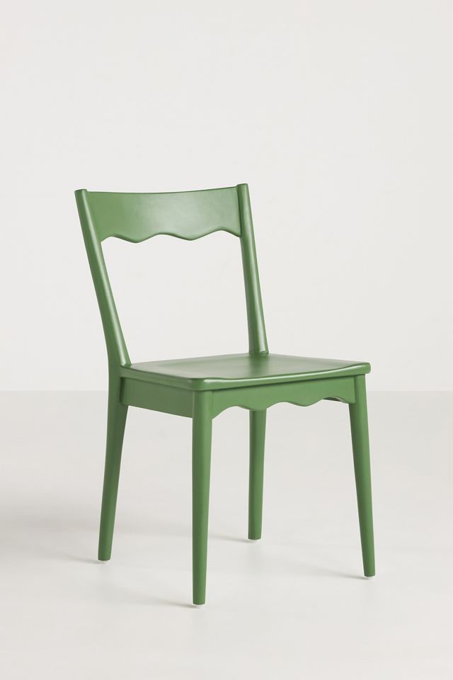 Stella Scalloped Wooden Dining Chair #1