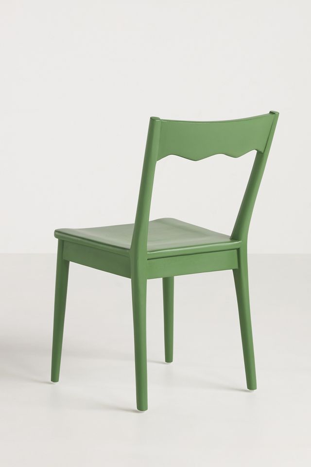 Stella Scalloped Wooden Dining Chair #4