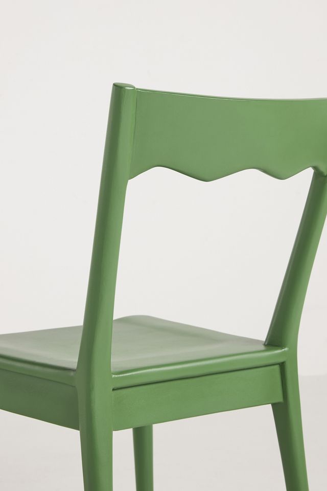 Stella Scalloped Wooden Dining Chair #5