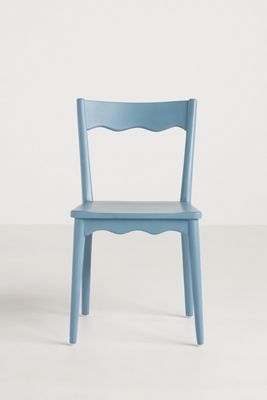 Stella Scalloped Wooden Dining Chair