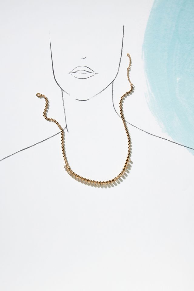 Crystal Ball Multi-Drop Necklace #2