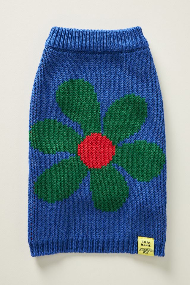 Little Beast The Good Vibes Dog Sweater #1