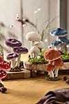 Velvet Mushrooms, Set of 3 Small #1